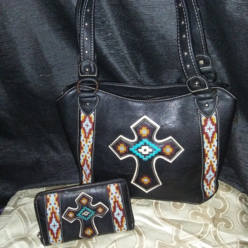 Montana West Tote Bag & Wallet